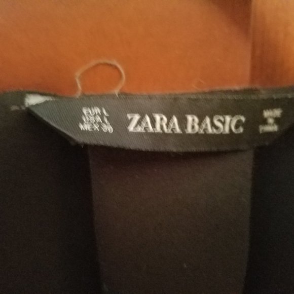 Brown & Tan Patchwork Faux Suede Coat L - Picture 7 of 7